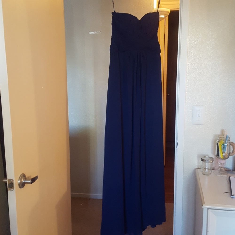 Navy blue bridesmaid dress